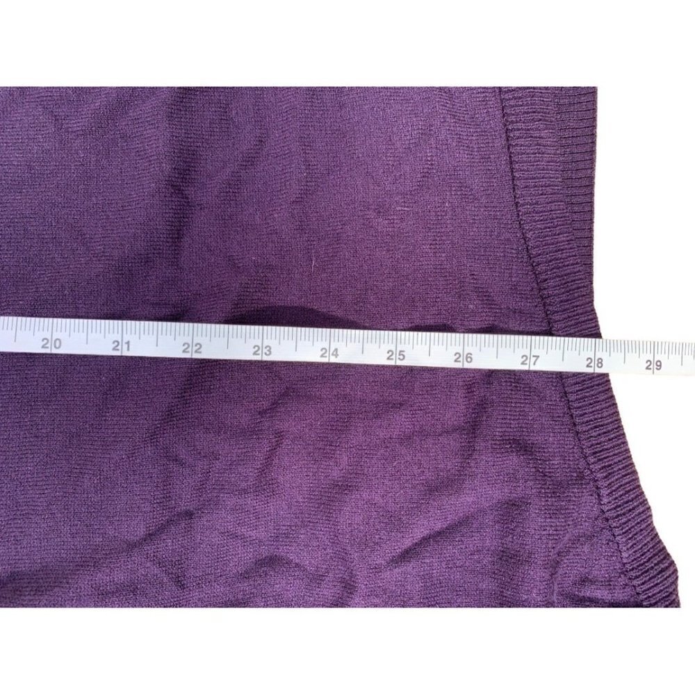Simply Vera Vera Wang Purple Sweater - Picture 5 of 6